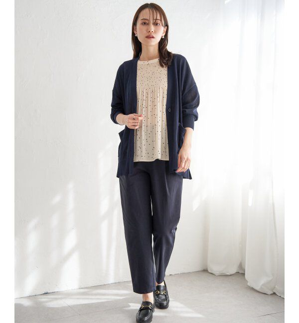 ikka「洗えるさらっとVネックカーディガン」|その他|