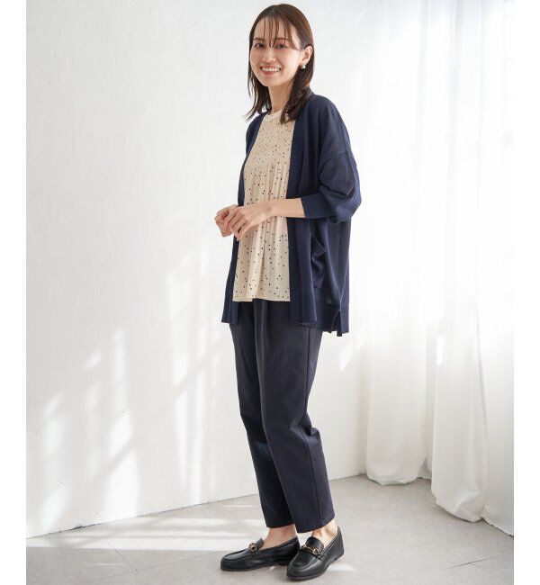 ikka「洗えるさらっとVネックカーディガン」|その他|