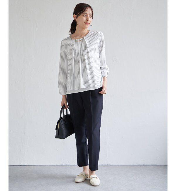 IKKA LOUNGE「【洗濯機で洗える／セットアップ対応】ウォッシャブルテーパードパンツ」|その他|