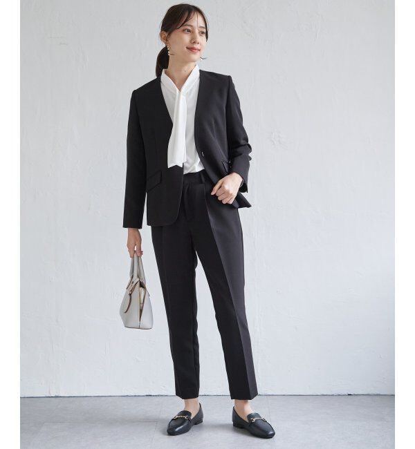 IKKA LOUNGE「【洗濯機で洗える／セットアップ対応】ウォッシャブルテーパードパンツ」|その他|