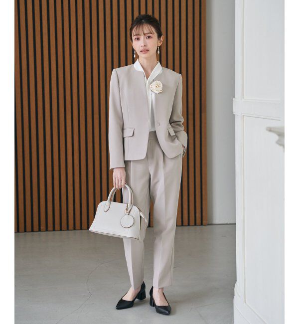 IKKA LOUNGE「【洗濯機で洗える／セットアップ対応】ウォッシャブルテーパードパンツ」|その他|