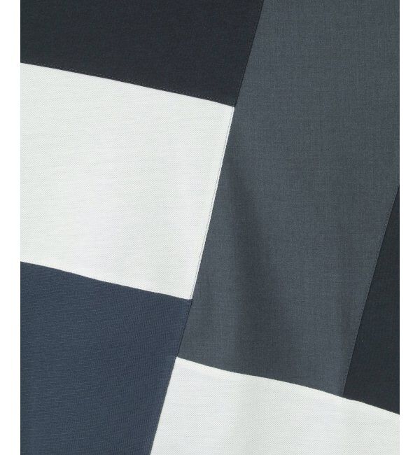 ikka「ブロックスポンチ切り替えロンT」|Tシャツ・カットソー|