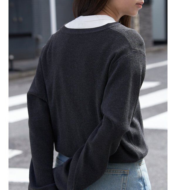 VENCE share style「ニュアンスボタンカーディガン」|カーディガン|