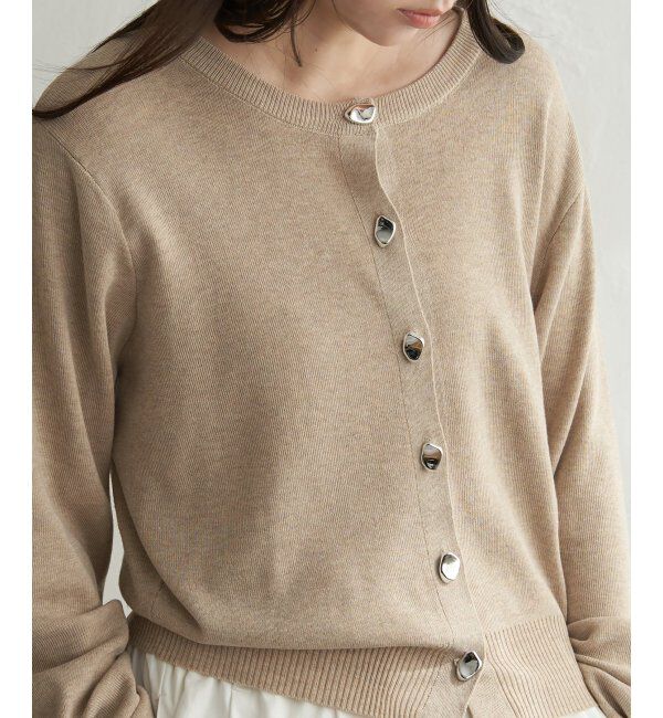 VENCE share style「ニュアンスボタンカーディガン」|カーディガン|