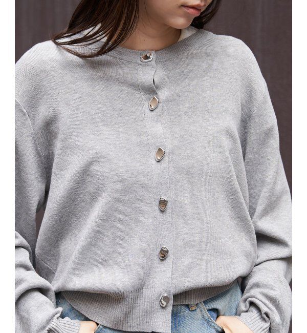 VENCE share style「ニュアンスボタンカーディガン」|カーディガン|