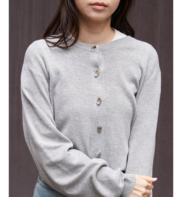 VENCE share style「ニュアンスボタンカーディガン」|カーディガン|