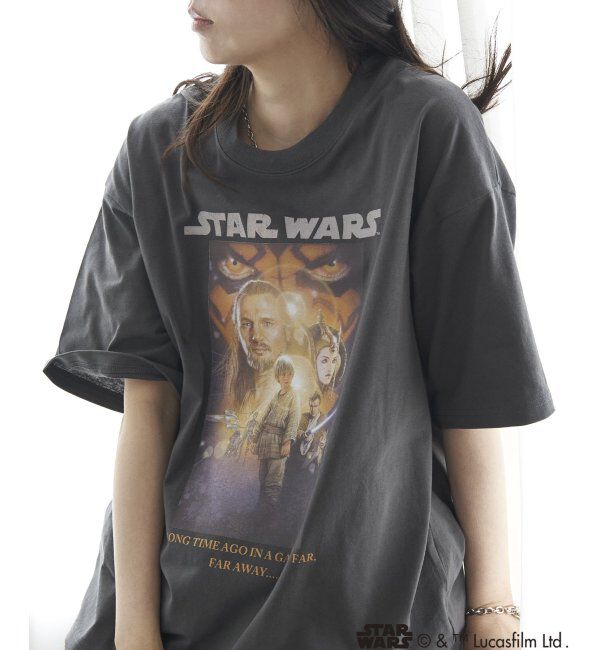 VENCE share style「USED風 STAR WARS スターウォーズ プリントTシャツ」|Tシャツ・カットソー|ブラック