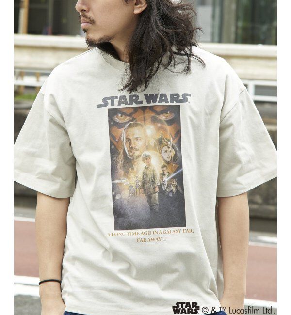 VENCE share style「USED風 STAR WARS スターウォーズ プリントTシャツ」|Tシャツ・カットソー|