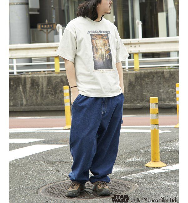 VENCE share style「USED風 STAR WARS スターウォーズ プリントTシャツ」|Tシャツ・カットソー|
