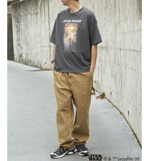 VENCE share style「USED風 STAR WARS スターウォーズ プリントTシャツ」|Tシャツ・カットソー|