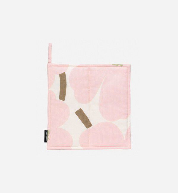 Marimekko「Pieni Unikko ポットホルダー」|その他|ﾋﾟﾝｸ&times;ﾗｲﾄｸﾞﾘｰﾝ&times;ｻﾝﾄﾞ