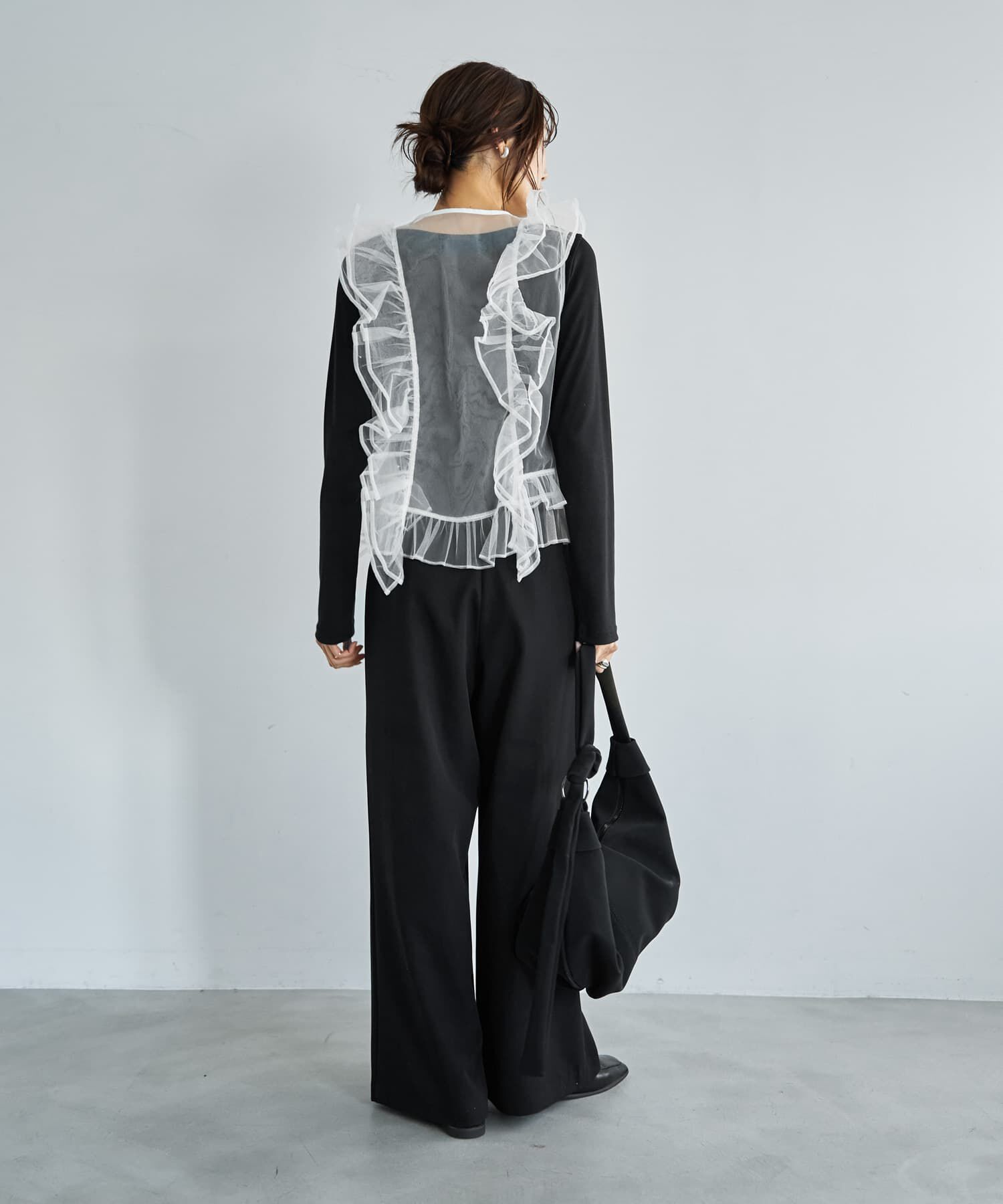 STYLE DELI「チュールフリルベスト」|ベスト・ジレ|