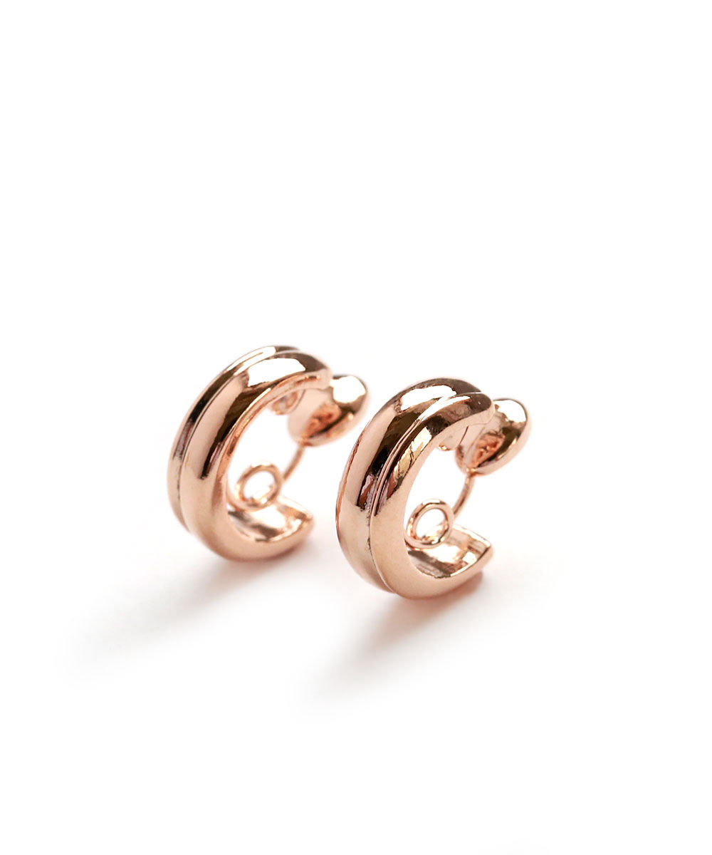 colleca la「miniループフィット・サイドラインフープイヤリング」|イヤリング|