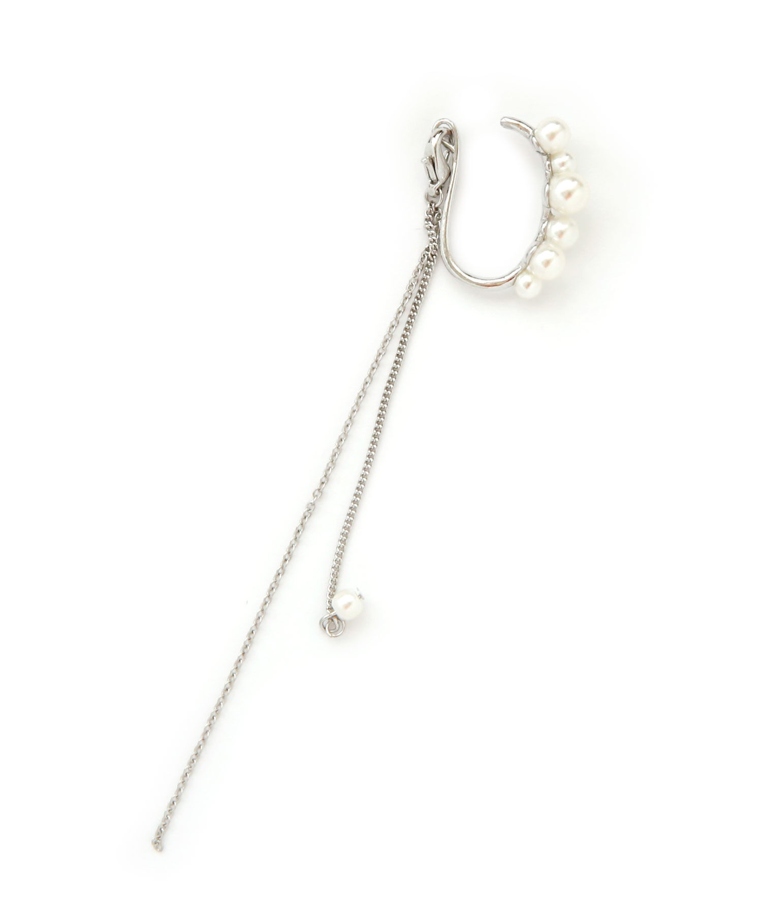 colleca la「[2WAY]パール&times;ロングチェーンイヤーカフ」|イヤーカフ|