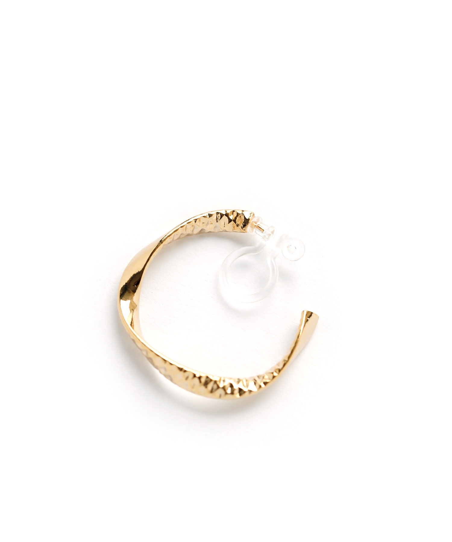 colleca la「ノンホール・ねじれフープ樹脂イヤリング」|イヤリング|