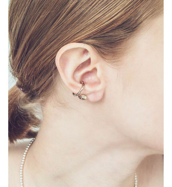 ete「ビジュー ピークカフ」|イヤーカフ|