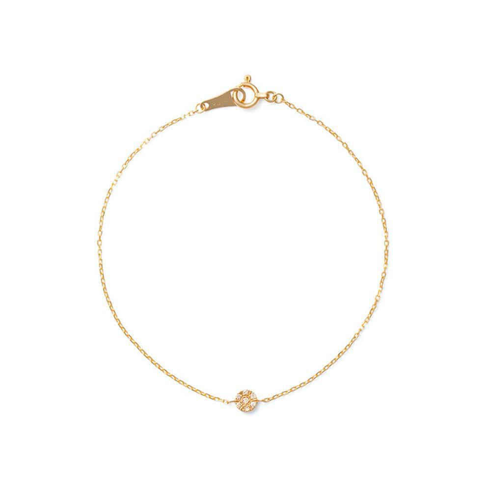 agete「K10ブレスレット」|ブレスレット・バングル|ホワイト