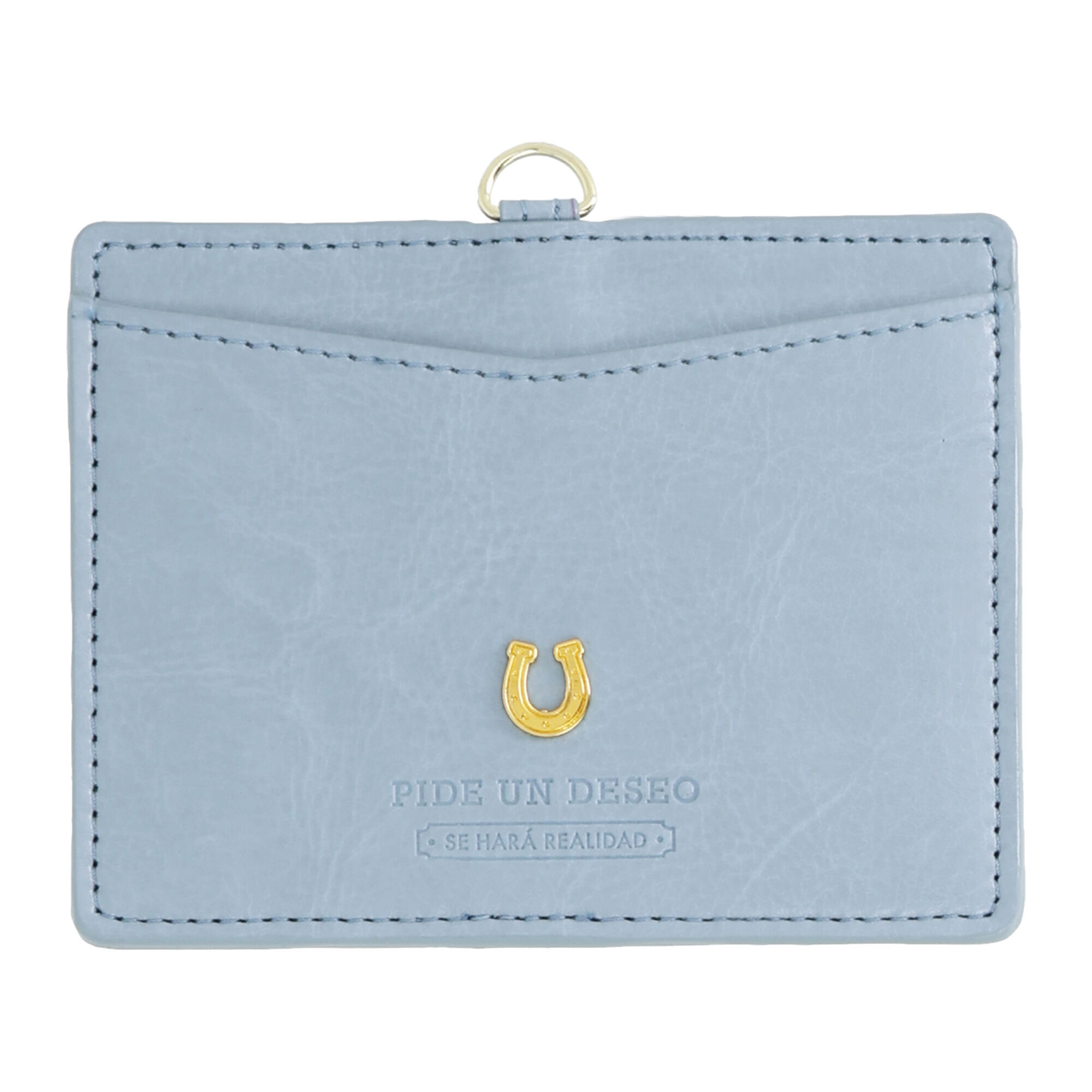 PEDIR「PEDIR ペディール ネブラスカ2 安全パーツ付 ヨコ型 IDケース」|定期入れ|ライトブルー