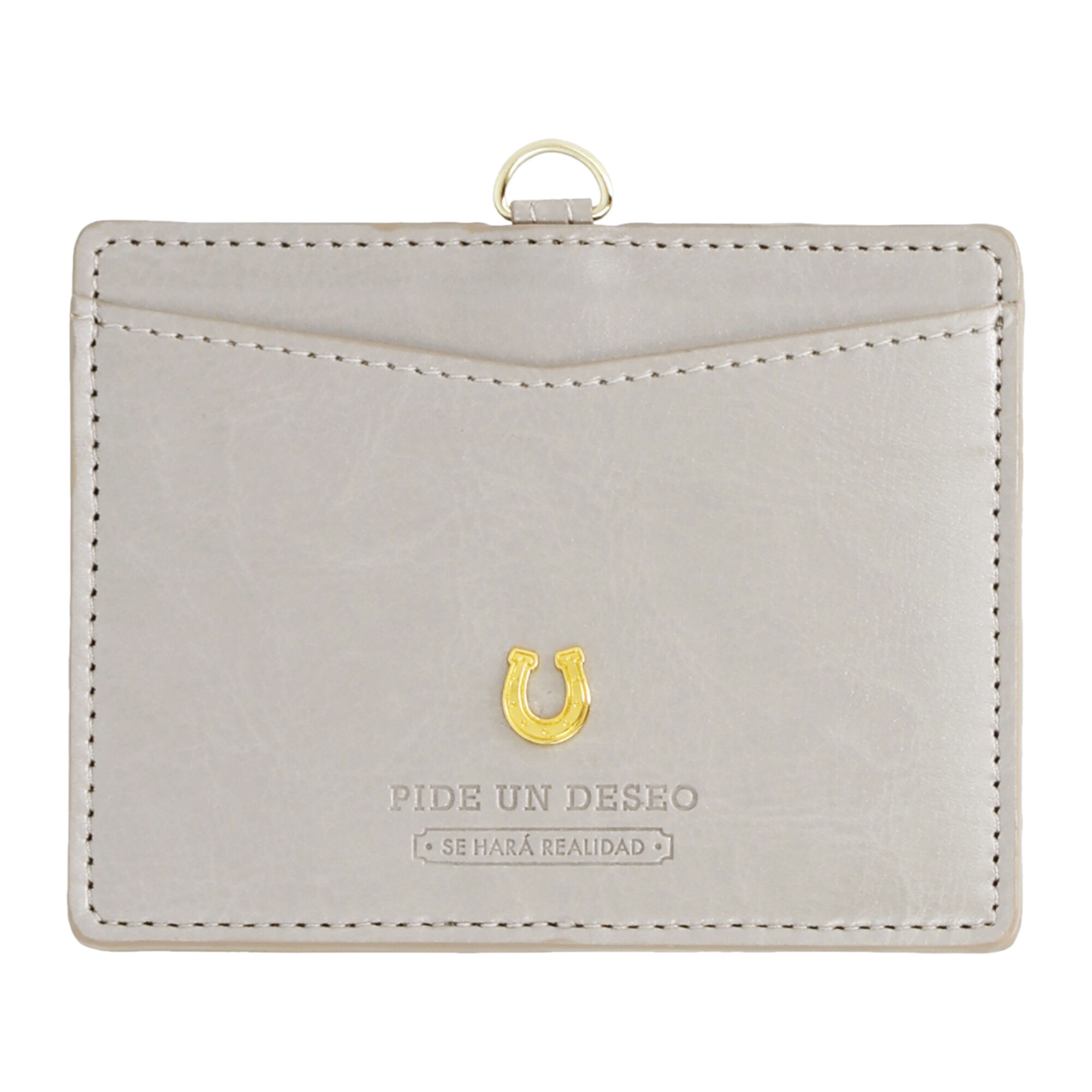 PEDIR「PEDIR ペディール ネブラスカ2 安全パーツ付 ヨコ型 IDケース」|定期入れ|シルバー