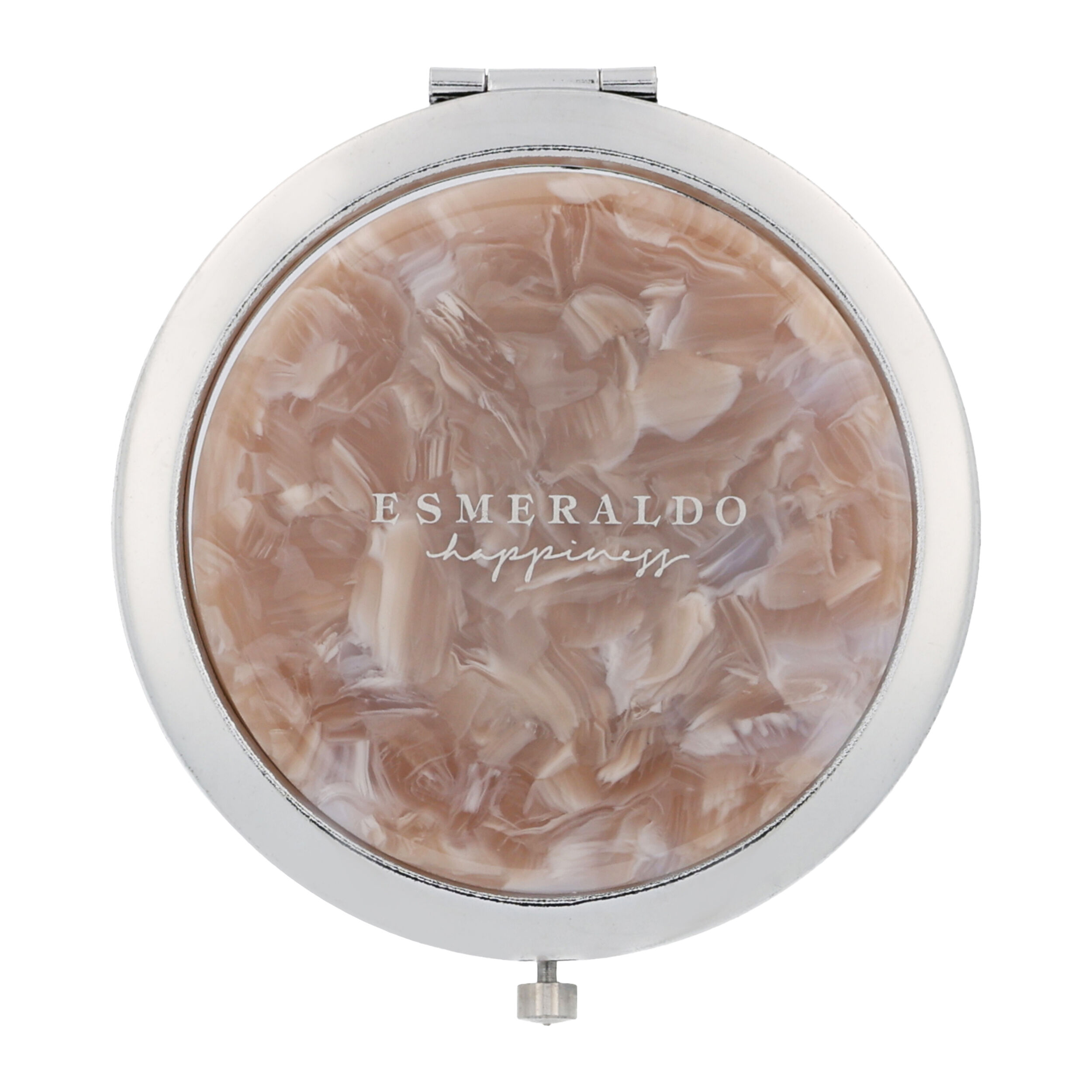  「ESMERALDO happiness エスメラルド・ハピネス コンパクトミラー」|ミラー|ピンク