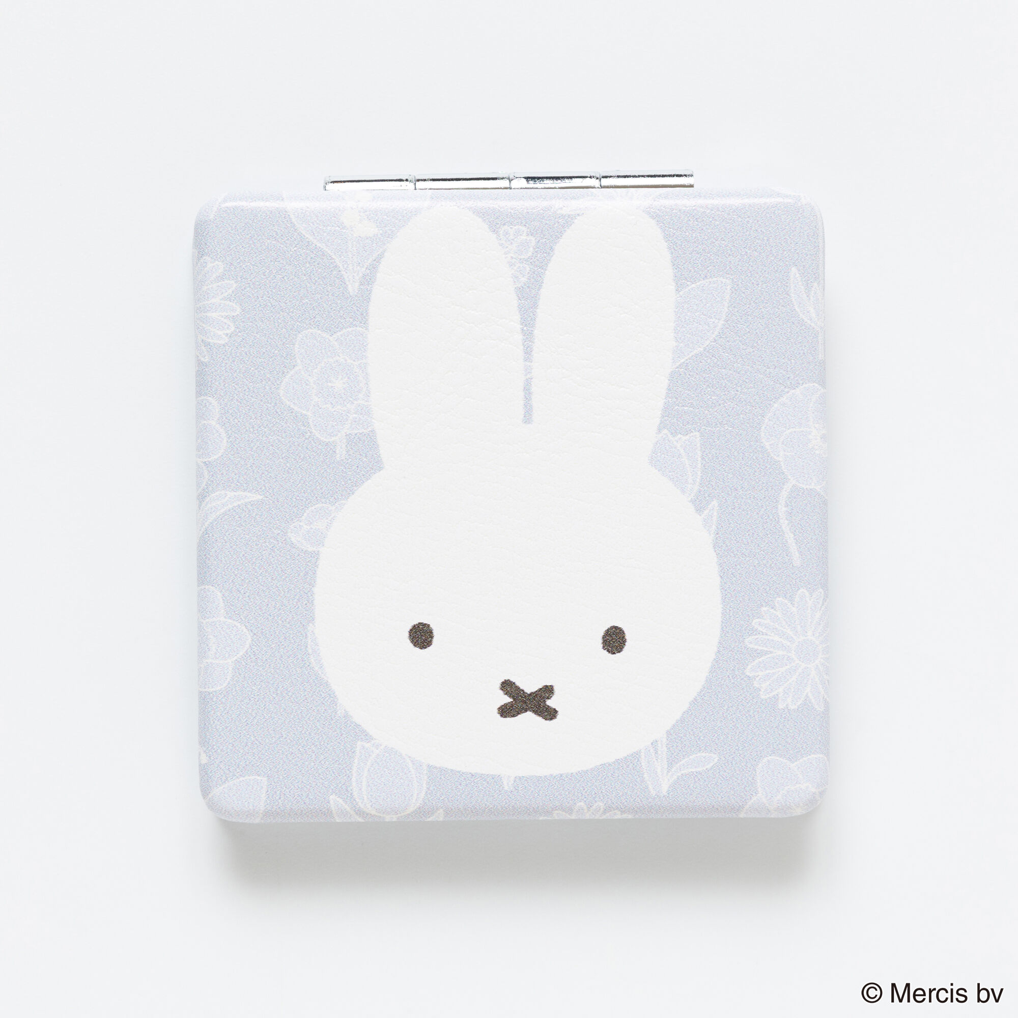  「MIFFY FLOWER APPLIQUE コンパクトミラー」|その他|GRY
