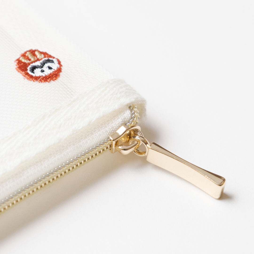  「八八 リサイクルメッシュミニフラットポーチ」|ポーチ|