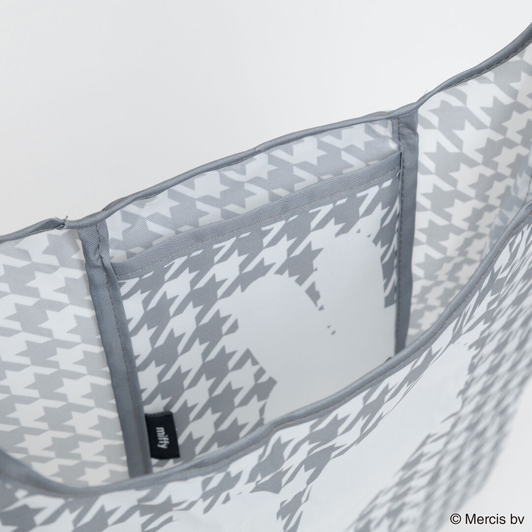  「MIFFY Chidori＆Monotone ショッピングバッグS」|エコバッグ|