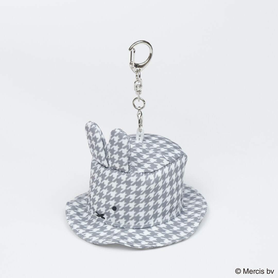  「MIFFY Chidori＆Monotone MINI ハットチャーム」|チャーム・キーホルダー|