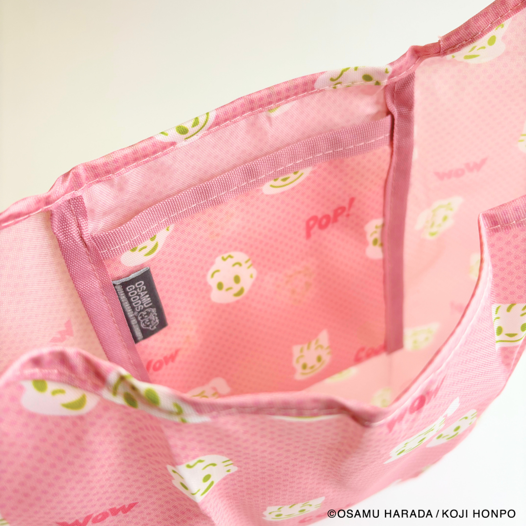 「OSAMU GOODS POP ショッピングバッグS」|エコバッグ|