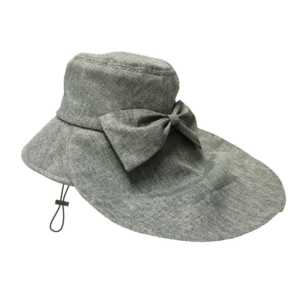 BACKYARD FAMILY「uv ハット レディース 通販 帽子 夏 おしゃれ 完全遮光 遮熱 uvカット コンパクト」|ハット|グレー1