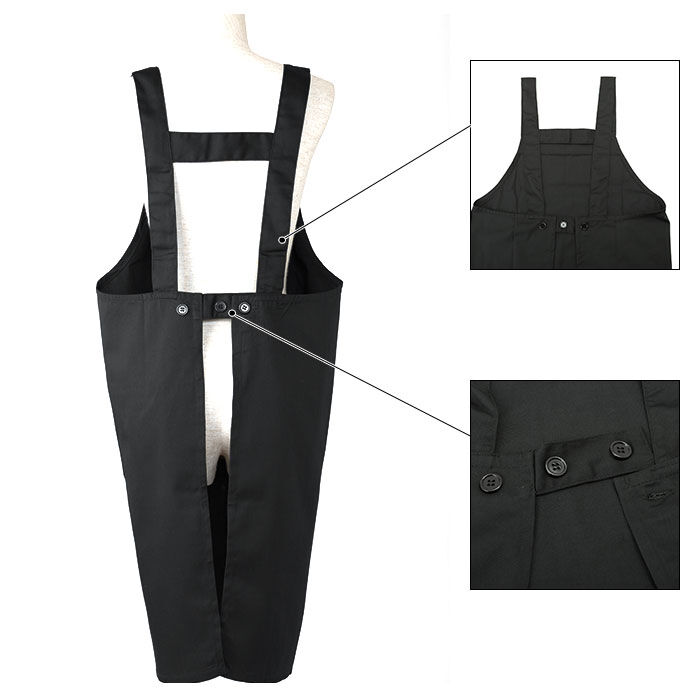 BACKYARD FAMILY「エプロン おしゃれ 通販 エプロン ナチュラル レディース h型 ワンピース ゆったり ブラック」|食器・キッチングッズ|