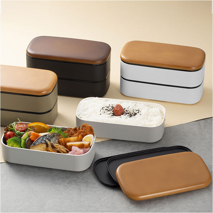 BACKYARD FAMILY「MIYS ミース 弁当箱 2段 大容量 通販 1000ml 男子 男性 木目 弁当 お弁当」|食器・キッチングッズ|