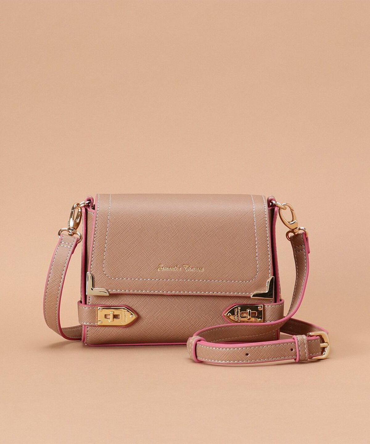 Samantha Thavasa「エールショルダーバッグ　小」|ショルダー・メッセンジャー|モカ