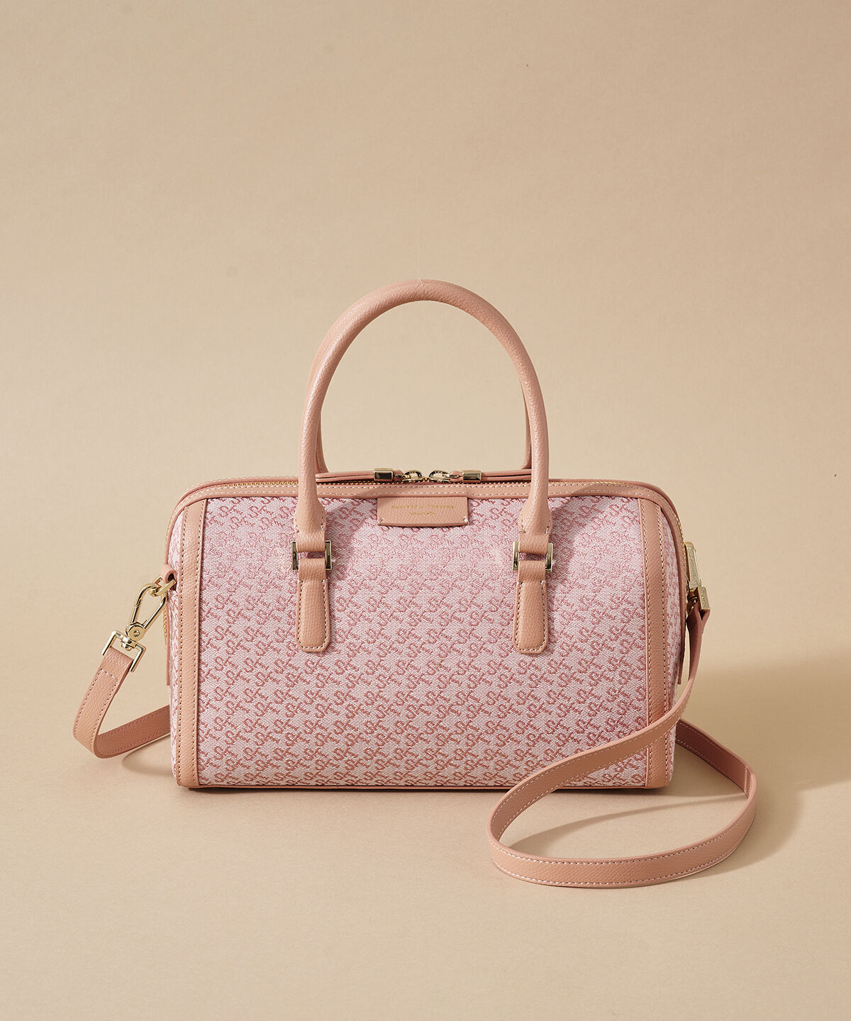 Samantha Thavasa「ST Jacquard ボストン オリゾンタール」|ボストンバッグ|