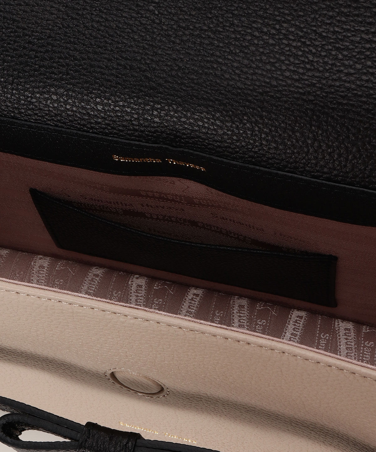 Samantha Thavasa「新バイカラーエムシュシュⅡ ショルダーバッグ 大サイズ」|ショルダー・メッセンジャー|