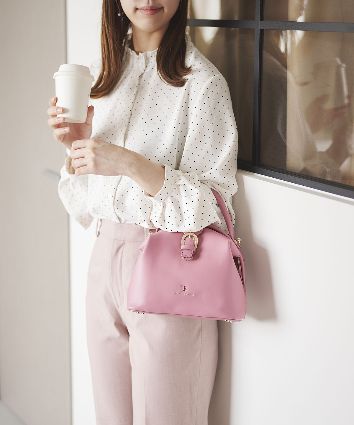 Samantha Thavasa「クラシックラウンド ワンハンドルバッグ」|ハンドバッグ|