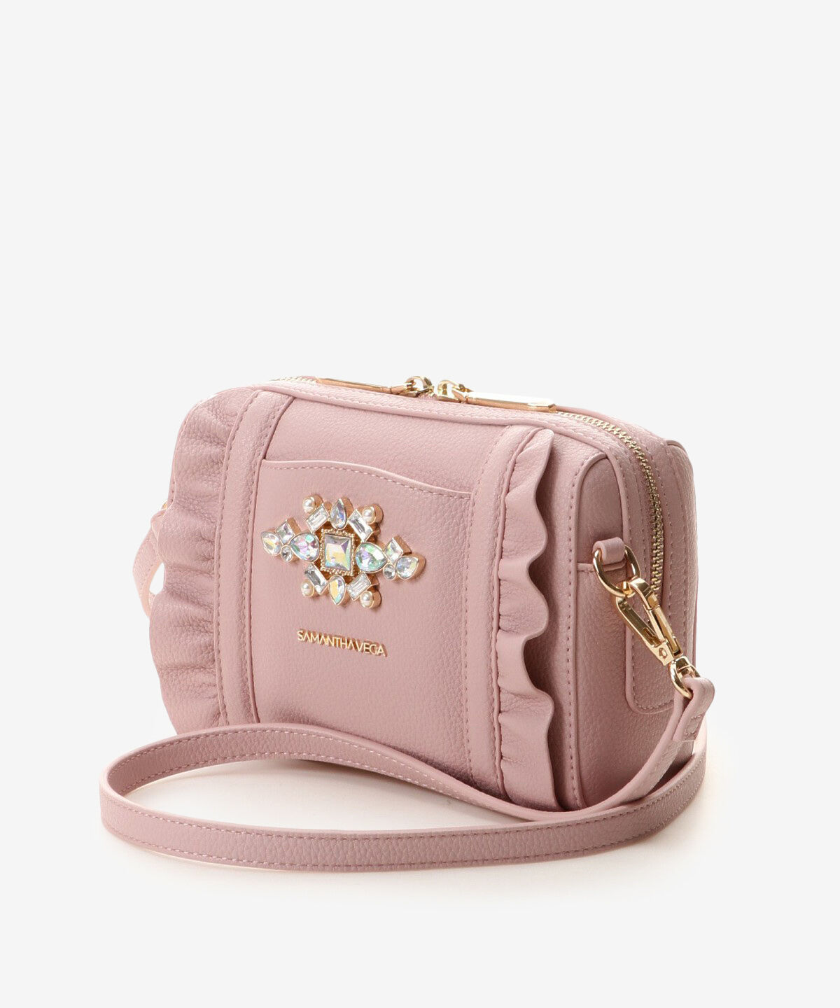 Samantha Vega「ビジューフリルショルダーバッグ」|ショルダー・メッセンジャー|