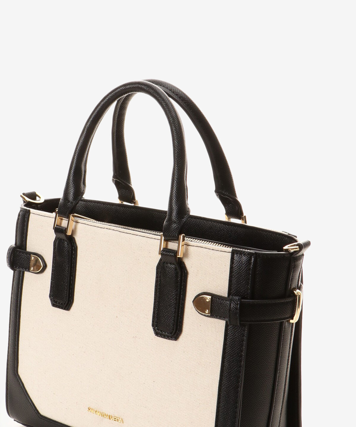 Samantha Vega「キャンバスベルト金具ハンドバッグ」|ハンドバッグ|