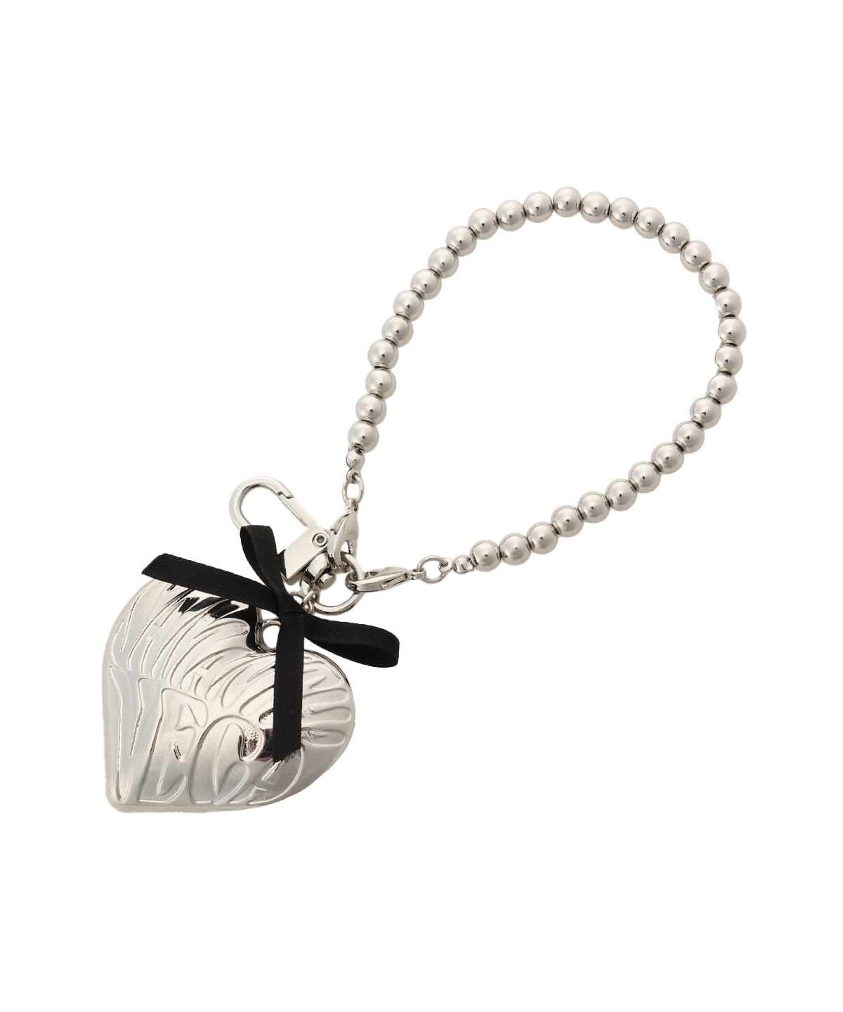 Samantha Vega「クラシックハートバッグチャーム」|チャーム・キーホルダー|シルバー