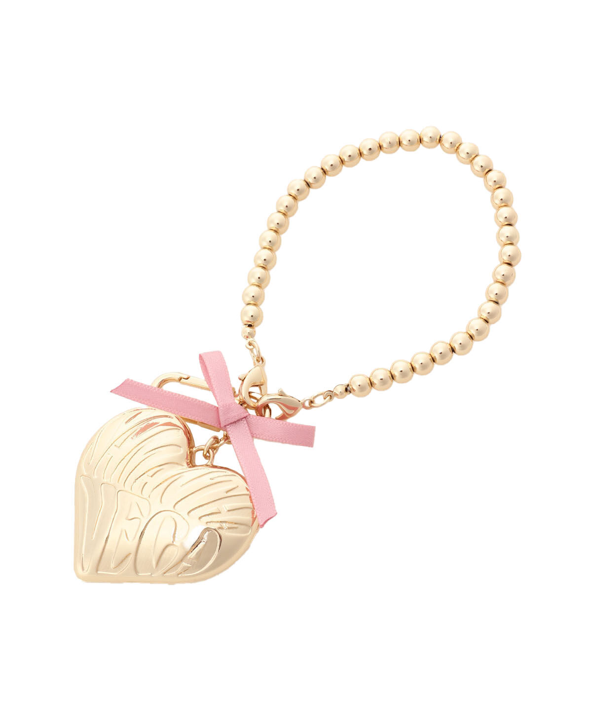 Samantha Vega「クラシックハートバッグチャーム」|チャーム・キーホルダー|ゴールド