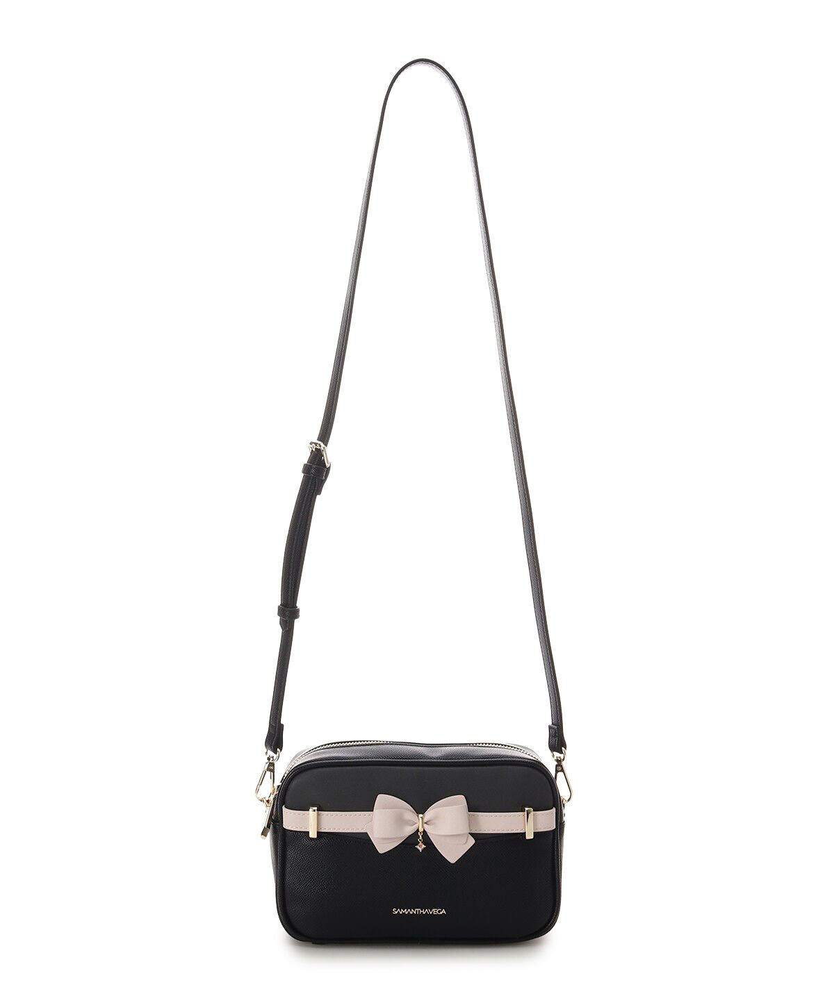 Samantha Vega「バイカラーアクセントリボンミニショルダーバッグ」|ショルダー・メッセンジャー|