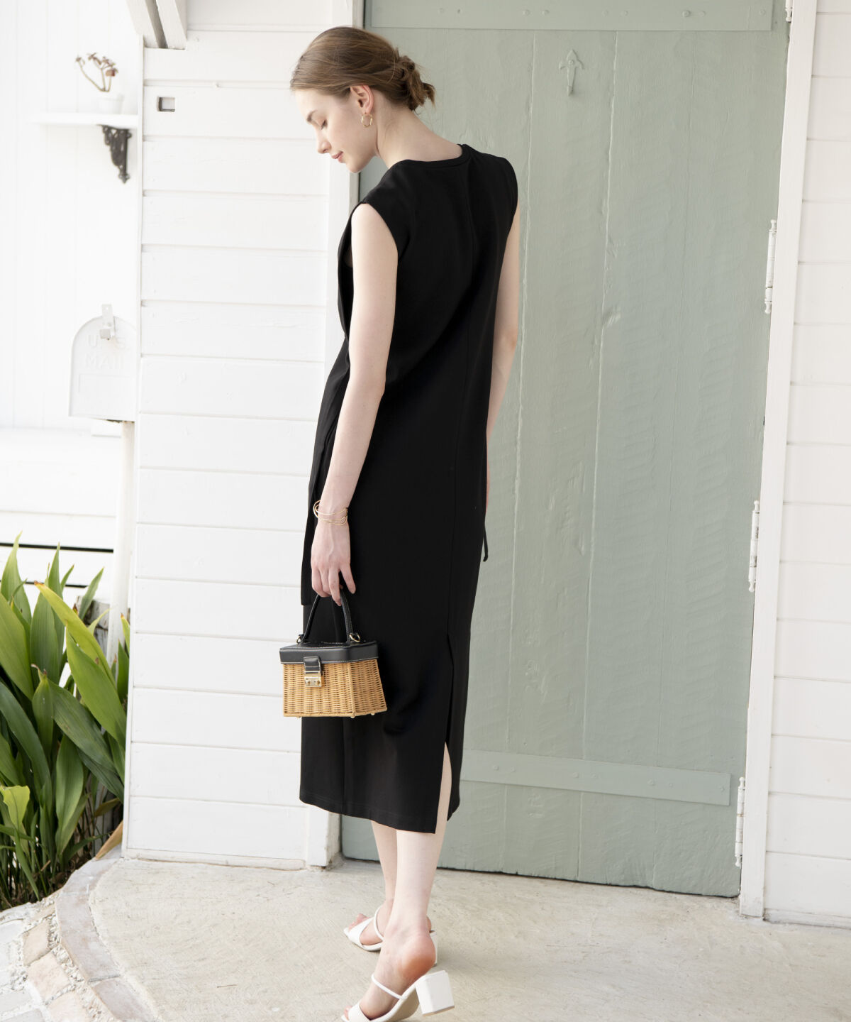 アンドクチュール「リラックスポンチワンピース」|ワンピース|