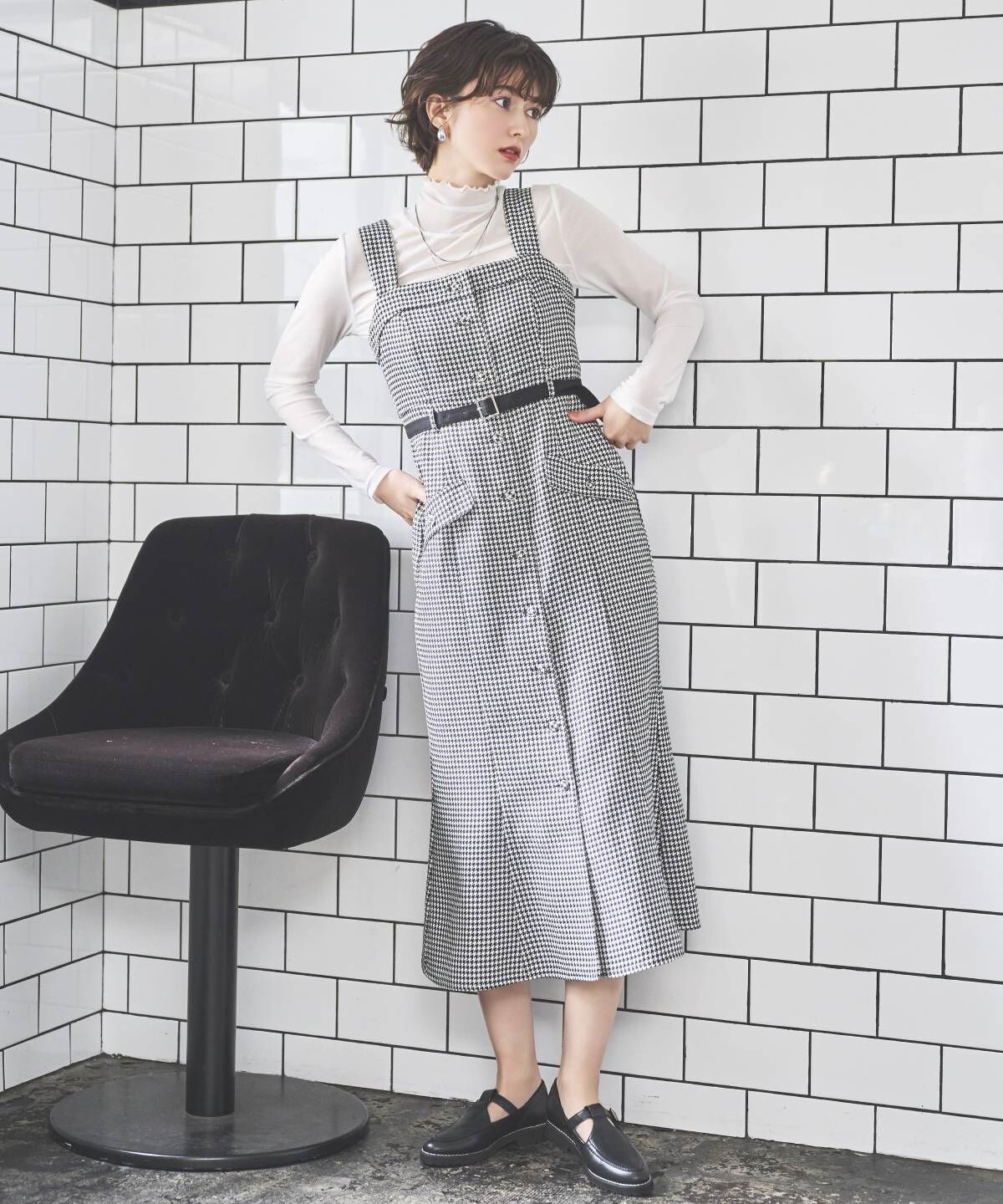 アンドクチュール「ジャガードジャンスカ」|ワンピース|