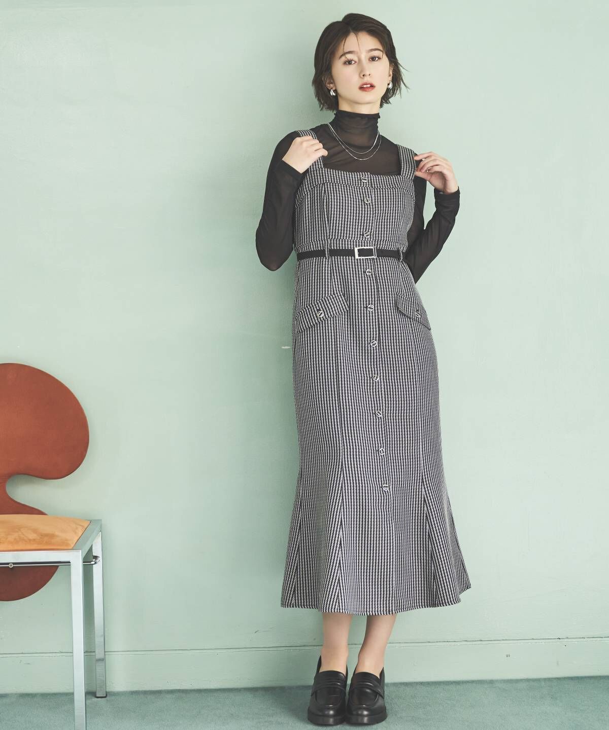 アンドクチュール「ジャガードジャンスカ」|ワンピース|