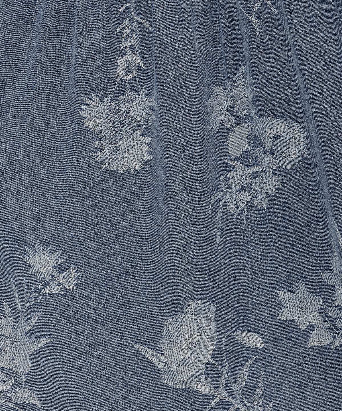 アンドクチュール「デニムフラワージャガードワンピース」|ワンピース|