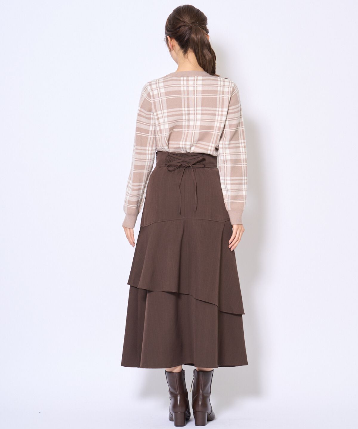 アンドクチュール「インナーミニティアードスカート」|フレア|