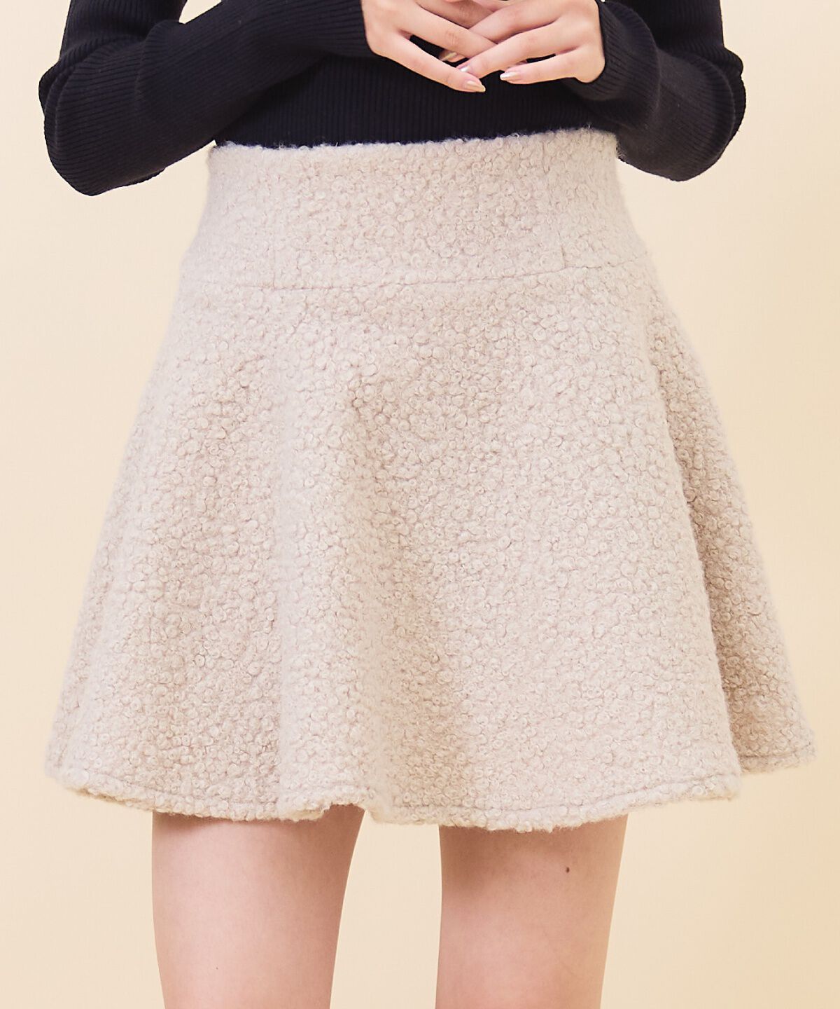 REDYAZEL「ブークレフレアミニスカート」|フレア|