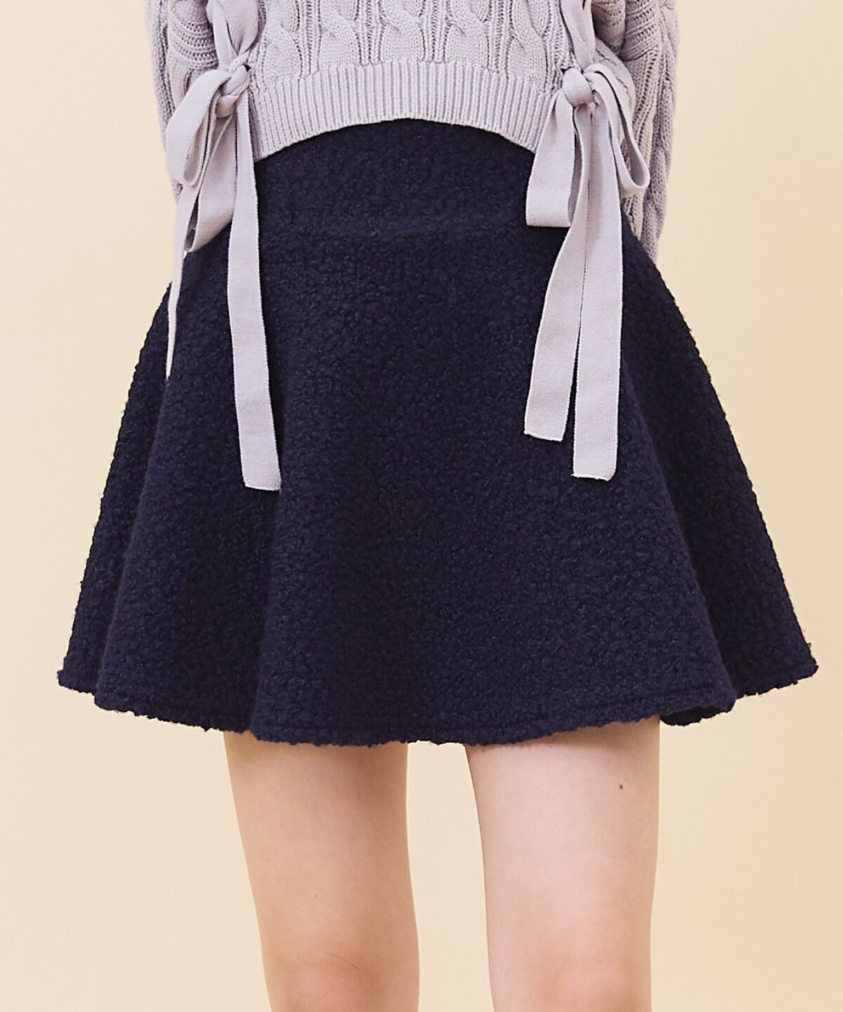 REDYAZEL「ブークレフレアミニスカート」|フレア|