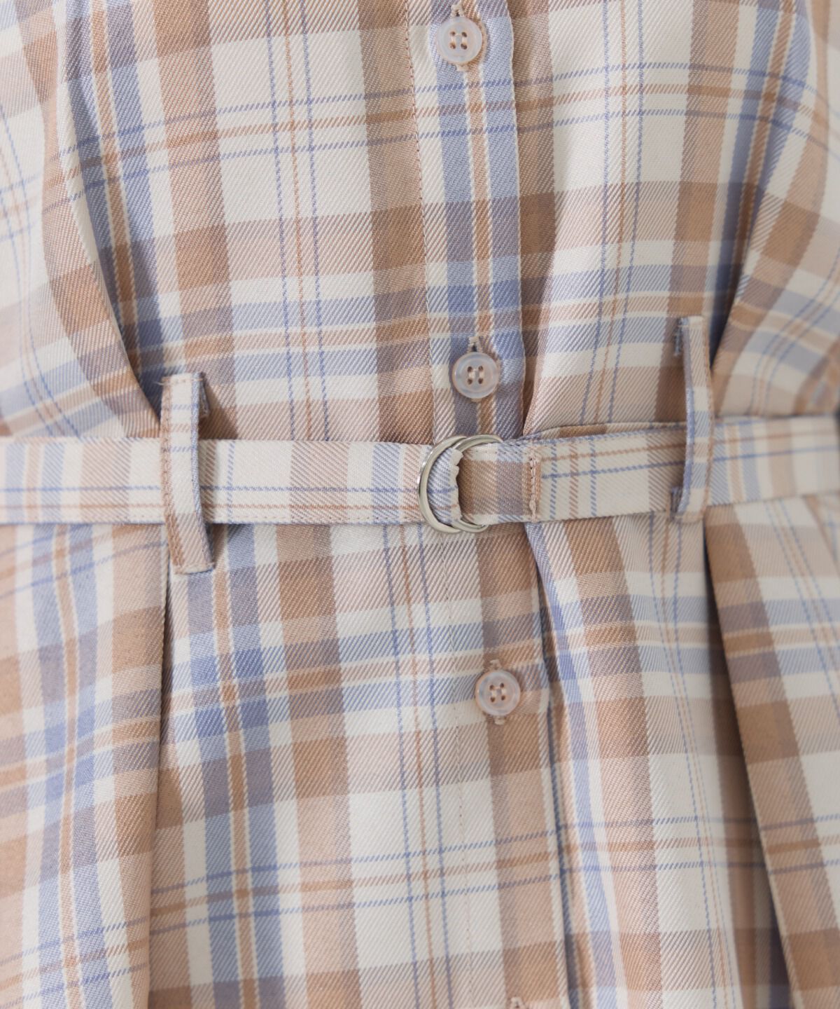 REDYAZEL「チェックミニシャツワンピース」|ワンピース|