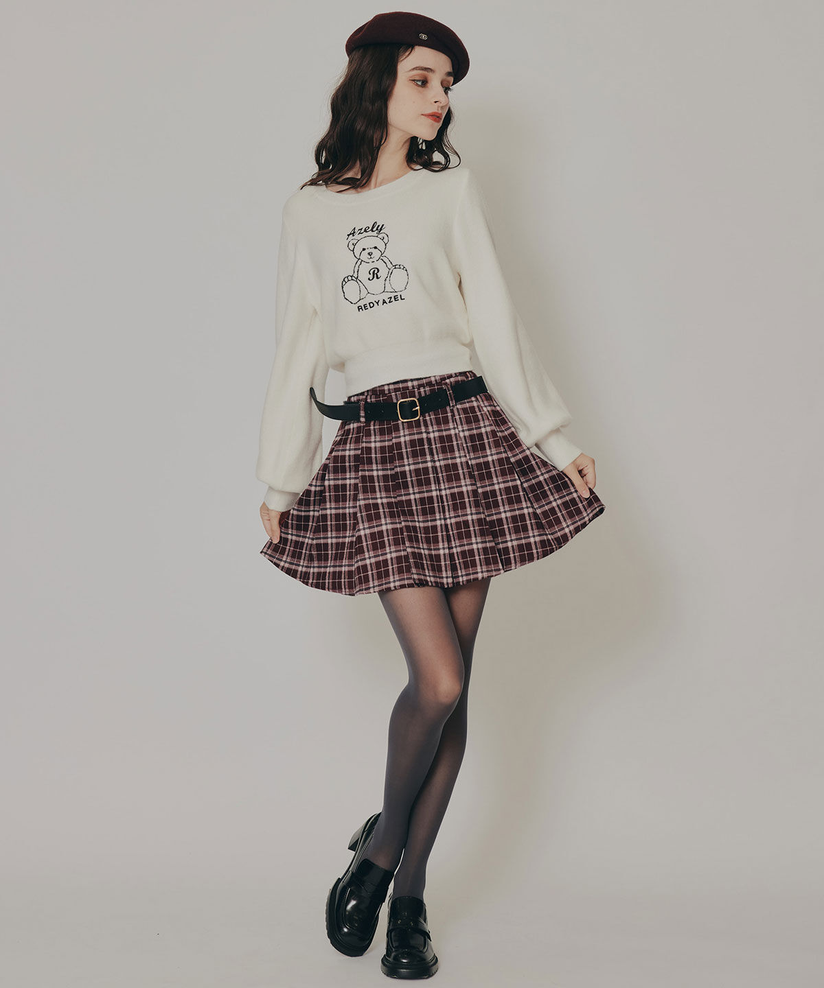 REDYAZEL「Azelyフラッフィニットプルオーバー」|ニット・セーター|